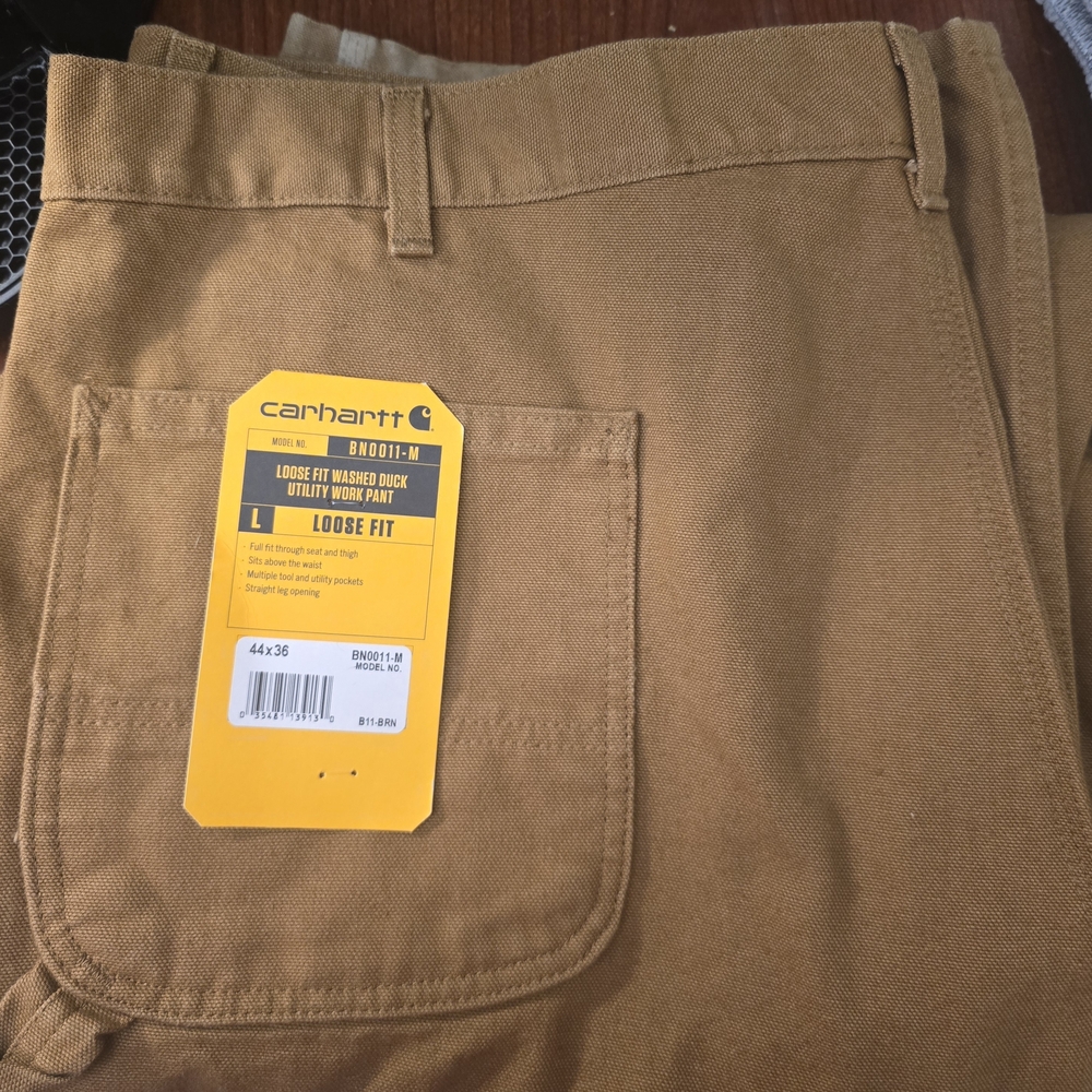 Carhartt Men's Loose Fit Khaki Pants